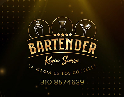 Logo Animado - Intro Bartender