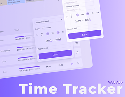 Time Tracker web app