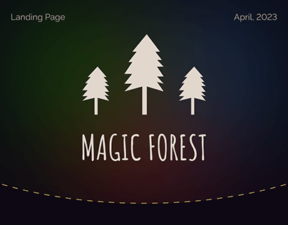 Magic Forest - Landing Page (ночники ручной работы)