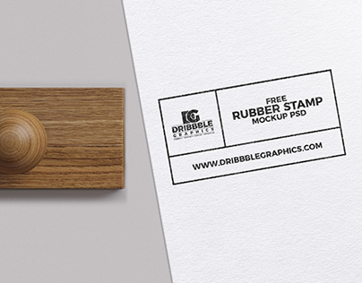 Free Rubber Stamp Mockup PSD 2018