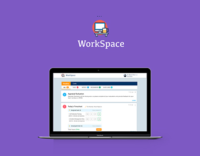 WorkSpace: An Enterprise Web application.