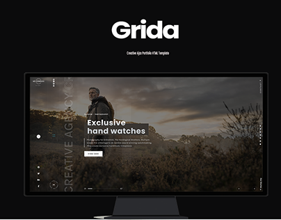 Grida - Creative Agency Ajax Portfolio