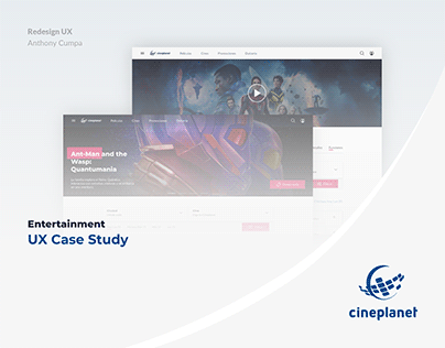 Project thumbnail - UX Case Study - Cineplanet Redesign