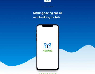 Social Banking UX/UI App Case study || Monarc