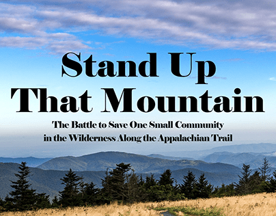 "Stand Up That Mountain" Author Visit Poster