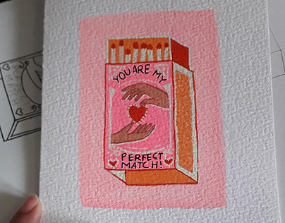 VALENTINE'S DAY PERSONALIZED GREETING CARD