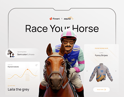 Equine - horse racing NFT-based game.