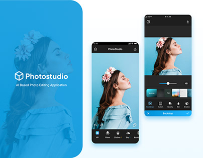 Project thumbnail - Photostudio - Photo Editing App UI Design
