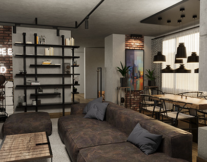 loft concept livingroom
