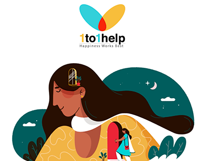 Web Illustrations for Emotional Well-being Platform
