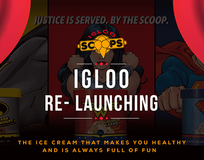 IGLOO Re-launching banner design