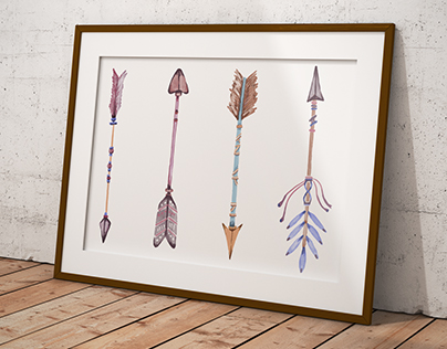Arrows with feathers Collection