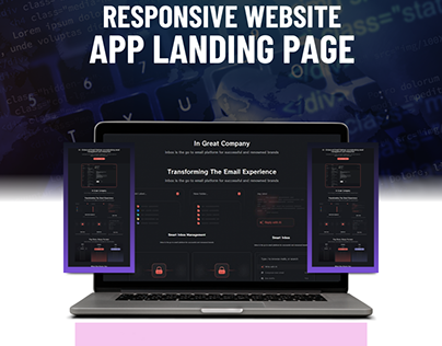 INBOX APP LANDING PAGE WOTH ELEMENTOR AND ELEMENTOR PRO