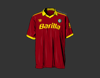 AS Roma X Adidas 91-92