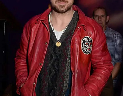 Ryan Gosling San Sebastian Film Festival Leather Jacket
