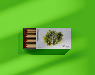 Matches package mockup free