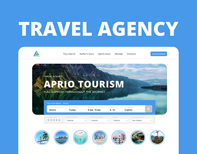 Project thumbnail - Travel agency website