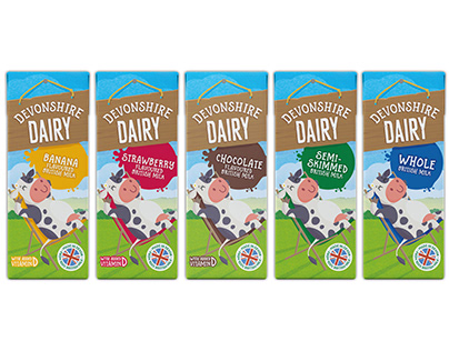 Devonshire Dairy - Packaging Design