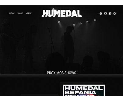 Landing Page - Humedal Band