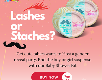 Lashes or Staches? End the suspense!