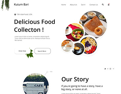 Kutum Bari Food Website