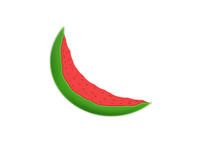 logo type " pastèque " par Maho