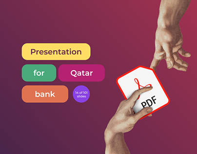 Animated keynote presentation for Qatar bank. QDB