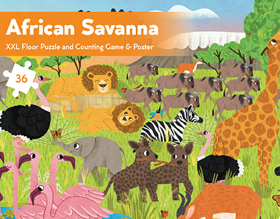 African Savanna XXL Puzzle