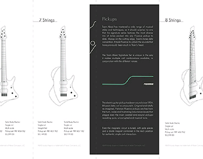 Abasi guitars Brochure project