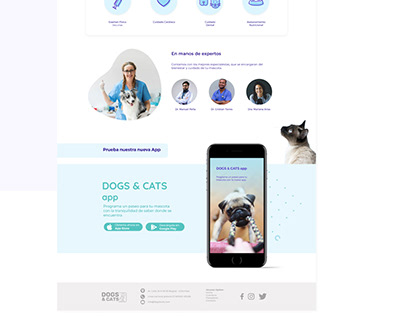 Sitio web veterinaria