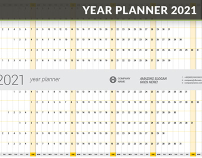 Year Planner 2021 (YP025-21)