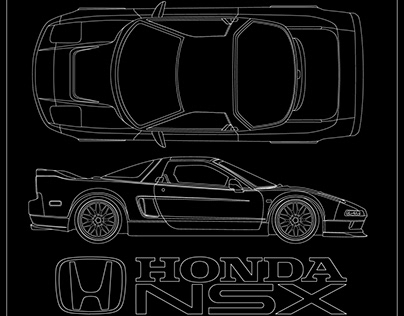 Honda NSX illustration