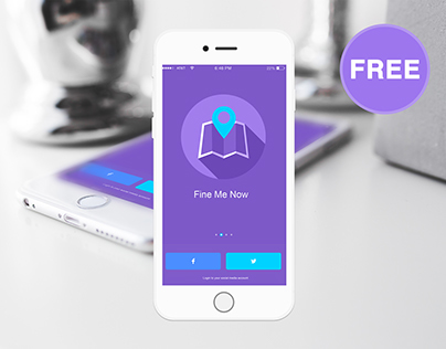 FREE iSO App Showcase mockup