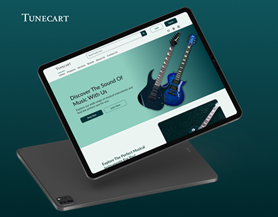 TUNECART(Musical instruments)-Responsive Website
