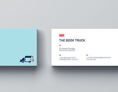 Book Truck Logo & Stationary
