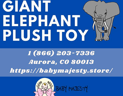 Giant Elephant Plush Toy