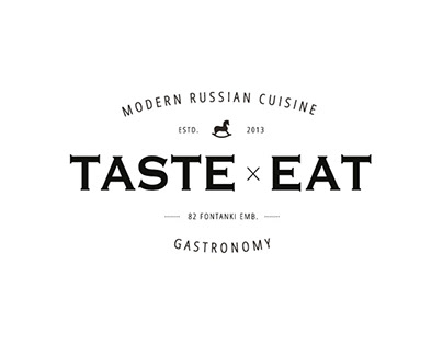menu and typography for TASTE TO EAT