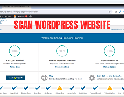 WordPress Website Scan For Malware Detection