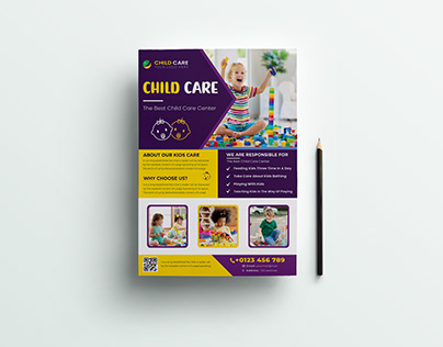 Modern Child care Flyer