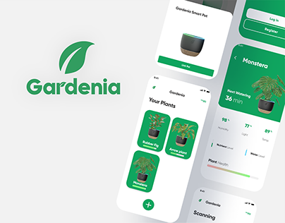 Gardenia - App UI & Branding