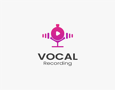 VOCAL RECORDING LOGO DESIGN.