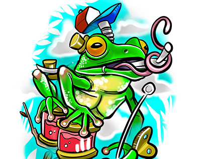 Newschool frog