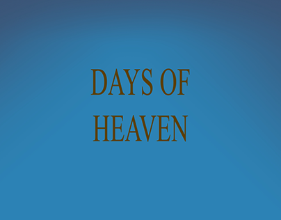 Travaux d'animations à partir du film Days of Heaven