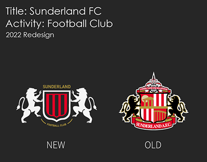 Sunderland Logotype Redesign 2022