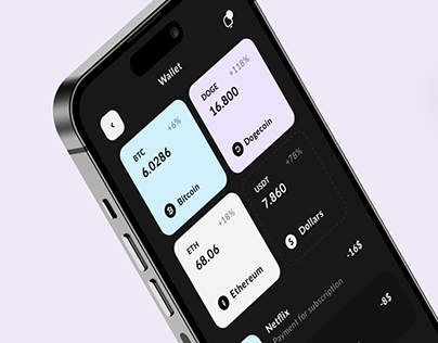 Crypto wallet mobile app "Walle"