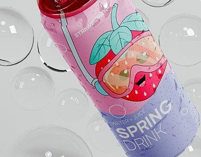 Spring Drink Дизайн упаковки