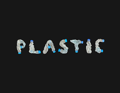 Plastic Bottle Font Design