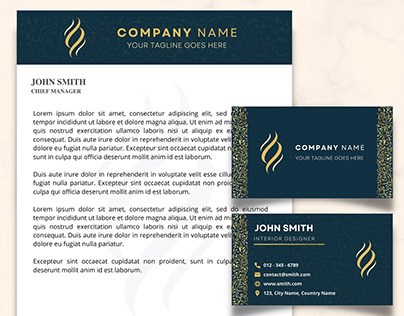Business Card with Letterhead | Canva Template