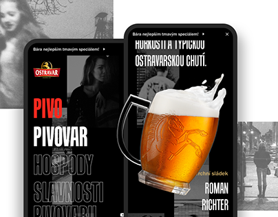 Ostravar Brewery Web Redesign