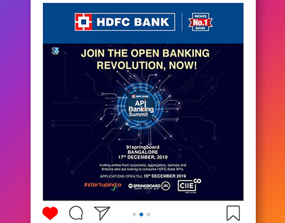 HDFC API Banking Summit - Logo design
